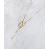 ゴールド(007) | Y字リングしずくメタルネックレス | OPAQUE.CLIP