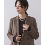 メタル×フェイクパール ショートネックレス | OPAQUE.CLIP | 詳細画像5 