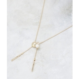 パール調ビジュースライドネックレス | OPAQUE.CLIP | 詳細画像2 