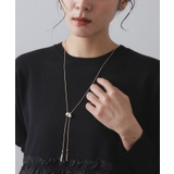 パール調ビジュースライドネックレス | OPAQUE.CLIP | 詳細画像1 