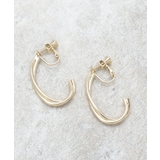 ゴールド(007) | フープ風ビッグメタルイヤリング | OPAQUE.CLIP