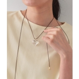 ハートモチーフコードチョーカーネックレス | OPAQUE.CLIP | 詳細画像1 