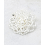 フェイクパールフラワーコサージュ | OPAQUE.CLIP | 詳細画像2 