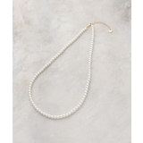 オフホワイト(003) | ガラスパールロングネックレス | OPAQUE.CLIP