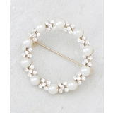 フェイクパール／ビジューサークルブローチ | OPAQUE.CLIP | 詳細画像1 