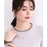 パール調ビーズ×メタル チェーンネックレス | OPAQUE.CLIP | 詳細画像7 