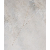 ゴールド(007) | 3連パール調ビーズデザインネックレス | OPAQUE.CLIP