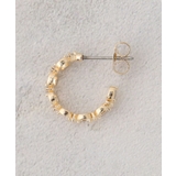 メタル×キュービックサークルピアス | OPAQUE.CLIP | 詳細画像3 