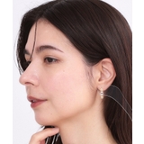 メタル×キュービックサークルピアス | OPAQUE.CLIP | 詳細画像5 