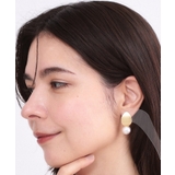 メタル×フェイクパール ボリュームピアス | OPAQUE.CLIP | 詳細画像5 