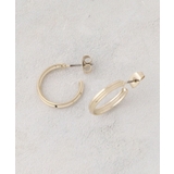 ゴールド(007) | シンプルデザイン フープピアス | OPAQUE.CLIP