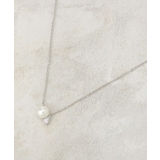 シルバー(006) | フェイクパール×ミニビジューショートネックレス | OPAQUE.CLIP