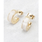 オフホワイト(003) | エポマーブルエッジメタルリング | OPAQUE.CLIP