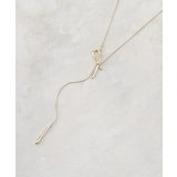 ゴールド(007) | ニュアンスリボン スライドネックレス | OPAQUE.CLIP