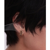 エポキシ樹脂×メタルスクエアカラーピアス | OPAQUE.CLIP | 詳細画像4 