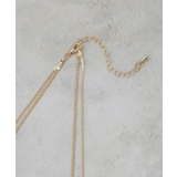 2連デザインチェーンショートネックレス | OPAQUE.CLIP | 詳細画像4 