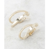 メタルオーバルワンタッチイヤリング | OPAQUE.CLIP | 詳細画像1 