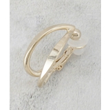 メタルオーバルワンタッチイヤリング | OPAQUE.CLIP | 詳細画像2 