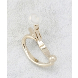 メタルオーバルワンタッチイヤリング | OPAQUE.CLIP | 詳細画像3 