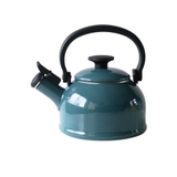 スモークブルー(879) | コットン 笛吹きケトル 1.6L スモークブルー ＜富士ホーロー＞ | 212 KITCHEN STORE