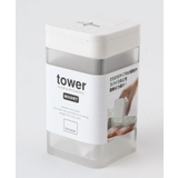 ホワイト(879) | マグネット小麦粉＆スパイスボトル WH 山崎実業 ＜tower タワー＞ | 212 KITCHEN STORE