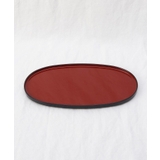 ハレとケ 越前塗り 小判型 おぼん 茜朱 | 212 KITCHEN STORE | 詳細画像1 