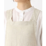リネンバイカラースルーエプロン アズキ <LINEN&BASIC | 212 KITCHEN STORE | 詳細画像4