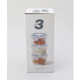 耐熱ガラスミニ保存容器3P スクエア ＜atomico アトミコ＞ | 212 KITCHEN STORE | 詳細画像7 
