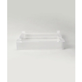 冷蔵庫中棚下高さ調節ラック L WH 山崎実業 ＜tower タワー＞ | 212 KITCHEN STORE | 詳細画像2 