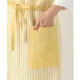ブロックストライプ リネンコットン フルエプロン | 212 KITCHEN STORE | 詳細画像6 