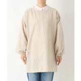 ブロックストライプ リネンコットン スモック NT ＜212Kオリジナル ＞ | 212 KITCHEN STORE | 詳細画像1 