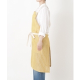 綿麻 ストライプ エプロン YE | 212 KITCHEN STORE | 詳細画像2 