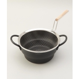 彩食庵 IH対応両手段付き天ぷら鍋18cm＆木柄フライヤー | 212 KITCHEN STORE | 詳細画像1 