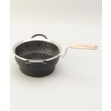 彩食庵 IH対応両手段付き天ぷら鍋18cm＆木柄フライヤー | 212 KITCHEN STORE | 詳細画像2 
