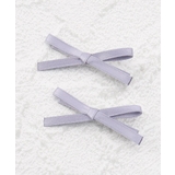ヘアクリップ サテン スリム リボン 2個セット | ESPERANZA | 詳細画像1