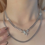 シルバー | キラキラストーン2重レックレス 韓国 夢展望 | 夢展望