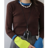 ブラック | キーケースネックレス 韓国 夢展望 | 夢展望