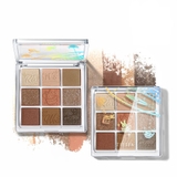 J11-キャラメルクリ | クォーツ 9色アイシャドウパレット | ZEESEA